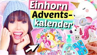 Was ist alles im EINHORN Adventskalender 🦄  ViktoriaSarina [upl. by Sirois]