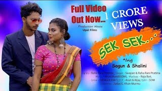 SEK SEK FULL VIDEO  SAGUN SINGAL HANSDAH AND SHALINI MURMU  NEW SANTALI VIDEO SONG 2021 – 2022 [upl. by Roper146]