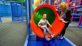 Fun Tubes and Pipes at Andys Lekland Indoor Playground for Kids [upl. by Peacock]