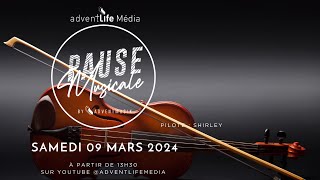 pause musicale du 09 mars 2024 pilote shirley [upl. by Rajewski]