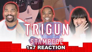 Trigun Stampede 1x7 Wolfwood  GROUP REACTION [upl. by Roleat]