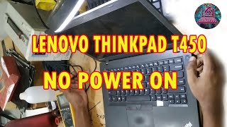 lenovo thinkpad t450 not turning on  msiinfotech lenovo laptoprepair [upl. by Hadihsar]