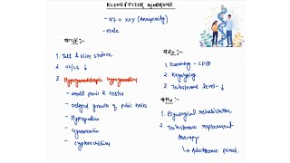 KLINEFELTER SYNDROME NOTES  PEDIATRICS ONE PAGE NOTES  4TH PROFF  MBBS [upl. by Redman869]