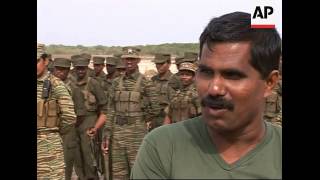 LTTE rebels perform livefire exercise [upl. by Nivla]