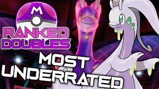 GOODRA IS INSANE Pokemon Sword and Shield Ranked Double Battles [upl. by Yecnahc]