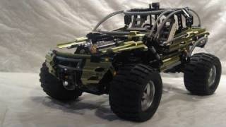 M4Xs Creations  Building Lego Technic  8466 4x4 OffRoader [upl. by Kenimod]