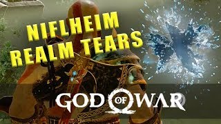 God Of War Niflheim Realm Tears  Realm Tear 1 2 and 3 [upl. by Arah]