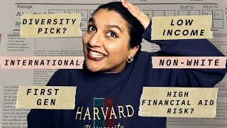 how i ACTUALLY got into harvard reading my admissions file international first gen low income [upl. by Jeu794]