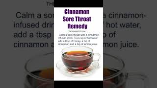 Health  Cinnamon Tea Effective Throat Remedy [upl. by Isaiah]