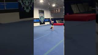 Round off back handspring back layout [upl. by Ahsienroc]