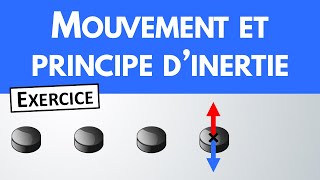 Bilan des forces et principe dinertie ✏️ Exercice  PhysiqueChimie [upl. by Stefa371]