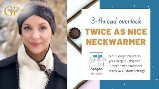 Twice as Nice Stitch Neckwarmer [upl. by Bound]