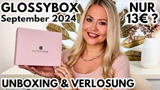 GLOSSYBOX SEPTEMBER 2024  Unboxing amp Verlosung [upl. by Yi]