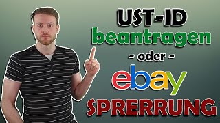 Umsatzsteuer ID Nummer beantragen amp im eBay Konto eintragen [upl. by Constancia]