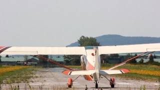 HD Bellanca 7KCAB Citabria and Bellanca 7ECA Citabria Takeoff CSU3 [upl. by Salahi]