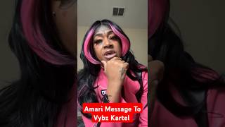 Amari send message to Vybz Kartel vybezkartel dancehallartist gazanation [upl. by Gnouhk931]