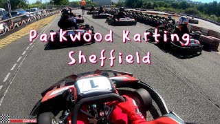 Parkwood Outdoor Go karting Sheffield  Grand Prix Qualifiers [upl. by Tur]