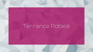 Terrance Robles  appearance [upl. by Aniluj]