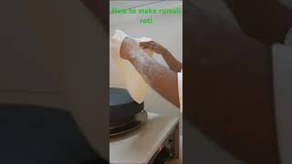 How to make rumali roti at homeरुमाली रोटी कैसे बनाएं chef jobviralshorts [upl. by Asfah]