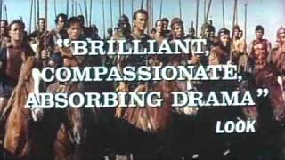 Spartacus 1960 reissue film trailer [upl. by Marsha18]