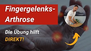 Selbstbehandlung bei FingergelenksArthrose Diese Übung hilft Dir direkt ➡️ nur 2 Minuten  Tag [upl. by Moynahan]