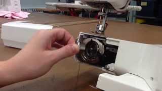 How to Thread the Janome JS1008 Sewing Machine [upl. by Esnohpla]