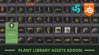 blender free plant assets library [upl. by Lled]