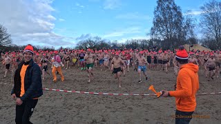 Nieuwjaarsduik 2024 Hulsbeek Oldenzaal [upl. by Fiertz438]