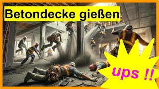 26e Zusatz Betonieren der Decke [upl. by Nadoj]