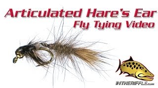 Articulated Hares Ear Fly Tying Video Instructions [upl. by Nikolia808]