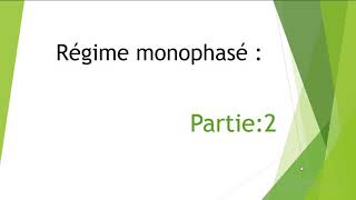 Régime monophasé Partie2 La représentation vectorielle [upl. by Eedeed185]