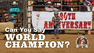 Ogden Pioneer Days Rodeo 2024  Mutton Bustin World Champion [upl. by Ydnal]