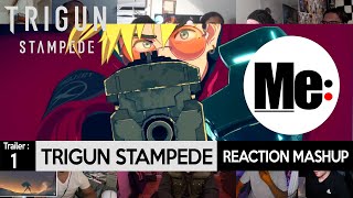 Trigun Stampede Trailer  REACTION MASHUP [upl. by Franck234]