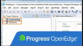 OpenEdge Getting Started with Progress Developer Studio for OpenEdge – Part 2 [upl. by Ynahteb]