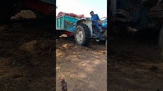 Tractors Ploughing Together youtbeshorts satisfyingHunzaTv [upl. by Zenia702]