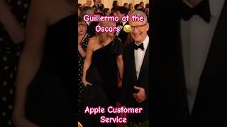 Tim Cook Guillermo Oscars 2024 Apple customer service is terrible 😂 shorts oscars2024 guillermo [upl. by Atiuqet]