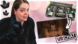 I finally got the Valve Index  Valve Index unboxing and first impressions in VRChat [upl. by Acemahs768]