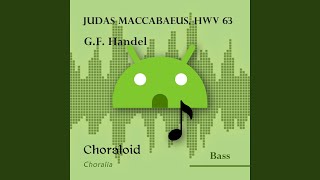 Judas Maccabaeus HWV 63 Lead on lead on Voice with metronome [upl. by Enyrhtac]