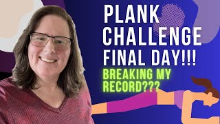 Plank Challenge Final Day Did I Break My Record plankchallenge carnivorediet [upl. by Alyakcim]