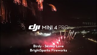 DJI Mini 4 Pro  BrightSparks Fireworks  British Musical Fireworks Championship 2024 Drone 4K [upl. by Scrope]