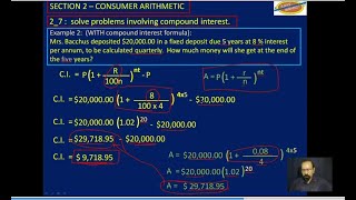 MATH2 7 Solve Problems Involving Compound Interest [upl. by Edlyn201]