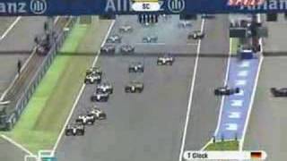 GP 2 France crash [upl. by Asteria]