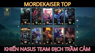 Wild Rift  Mordekaiser Top khiến Nasus team địch trầm cảm [upl. by Aserehs]