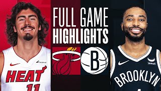 HEAT at NETS  FULL GAME HIGHLIGHTS  November 25 2023 [upl. by Aneeuqal761]