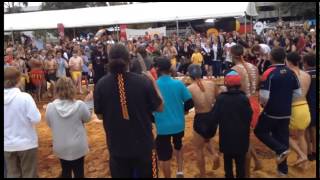 Noongar dance at Sorry Day and Reconciliation Week event in Perth 2014 [upl. by Dietsche235]