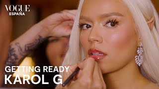 Karol G Así se preparó para la Met Gala de 2024  Getting Ready  VOGUE España [upl. by Harraf]