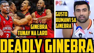 GINEBRA READY AT DEADLY PLAYOFFS  NORTHPORT GUSTO BUMAWI SA GINEBRA QUARTER FINALS [upl. by Arammahs180]