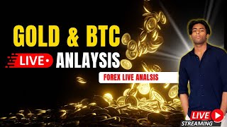 3 DEC  LONDON SESSION FOREX LIVE TRADING GOLD BTCUSD [upl. by Ivor265]