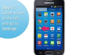 Samsung Galaxy Trend Lite Turn onoff data roaming services [upl. by Yesac]