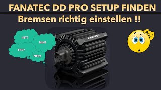 Fanatec DD PRO Einstellungen einzeln erklärt Einstellungen in GT7 und Feineinstellung der Bremsen [upl. by Pauwles866]